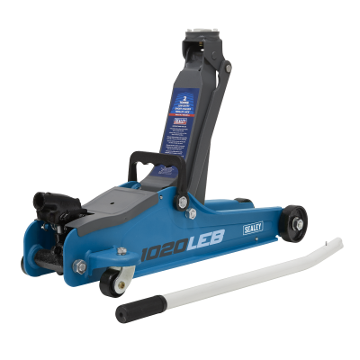 2 Tonne Low Profile Short Chassis Trolley Jack - Blue
