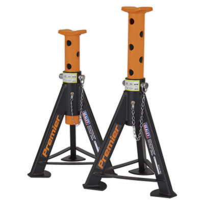 Axle Stands (Pair) 6 Tonne Capacity per Stand - Orange