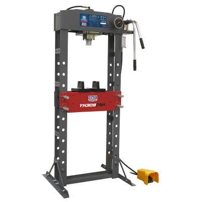 30 Tonne Premier Heavy-Duty Floor Type Air/Hydraulic Press with Foot Pedal